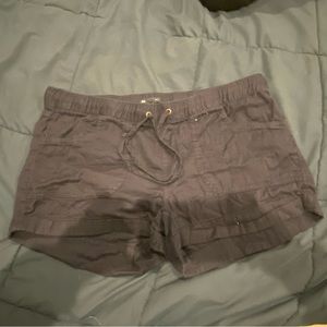 Gap navy linen shorts
